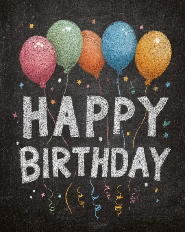 Rustic Pastel Chalk Typography