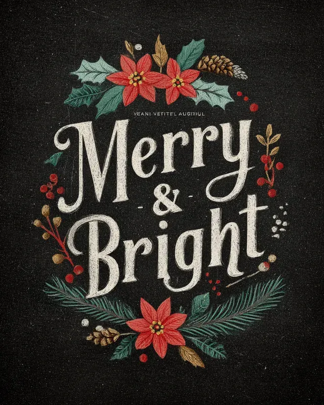 Rustic Pastel Chalk Typography