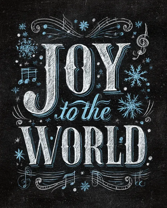 Rustic Pastel Chalk Typography
