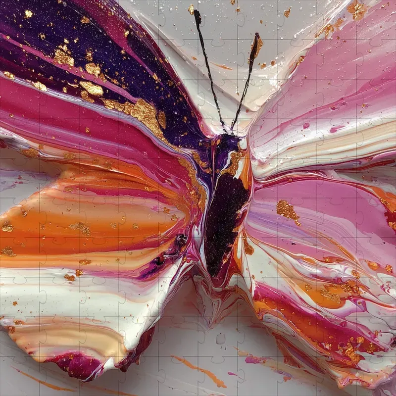Luxe Fluid Pour Acrylic Art