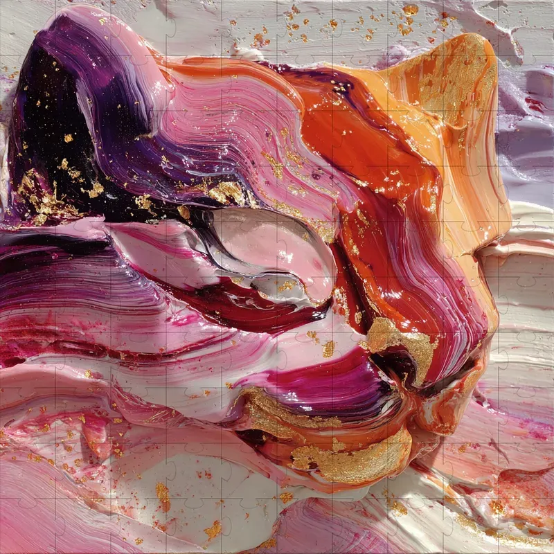 Luxe Fluid Pour Acrylic Art