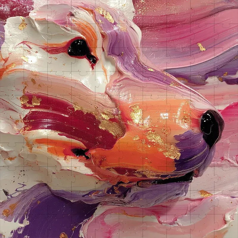 Luxe Fluid Pour Acrylic Art