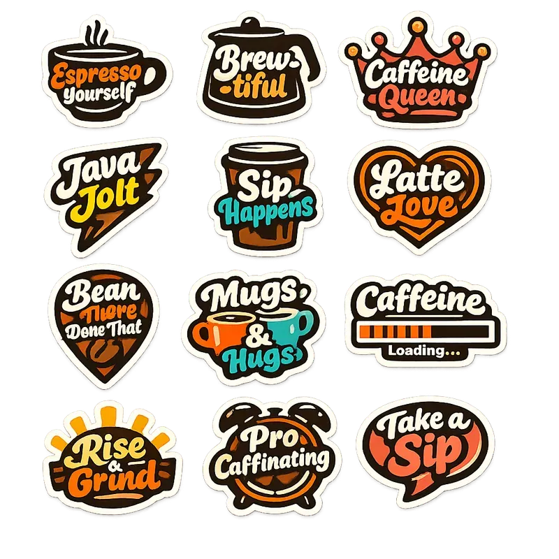 Witty Wordplay Sticker Pack Generator