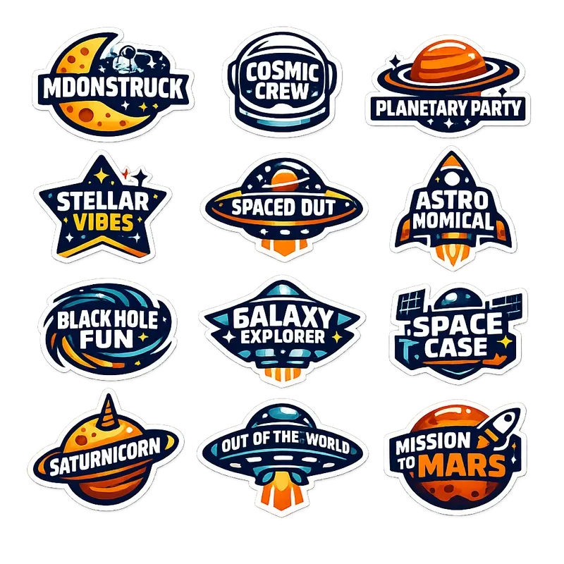 Witty Wordplay Sticker Pack Generator