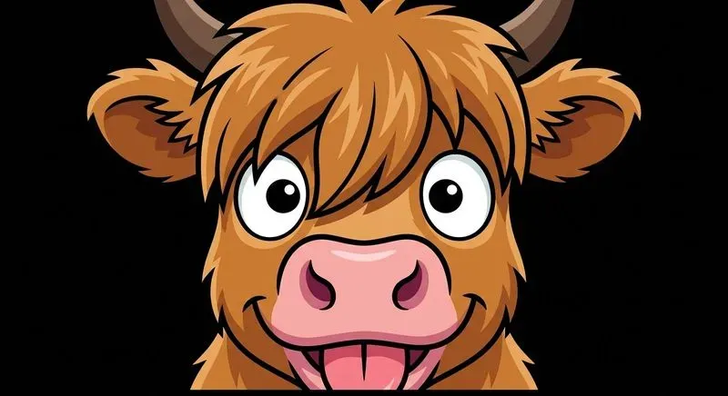 Bottom Frame Peeking Character Style