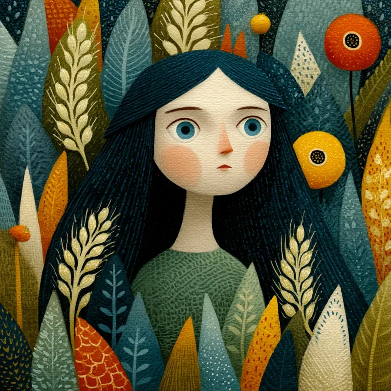 Whimsical Folk Art Seasons