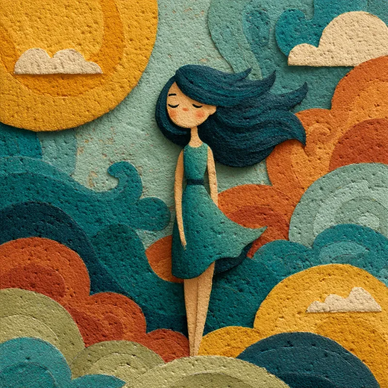 Whimsical Folk Art Seasons