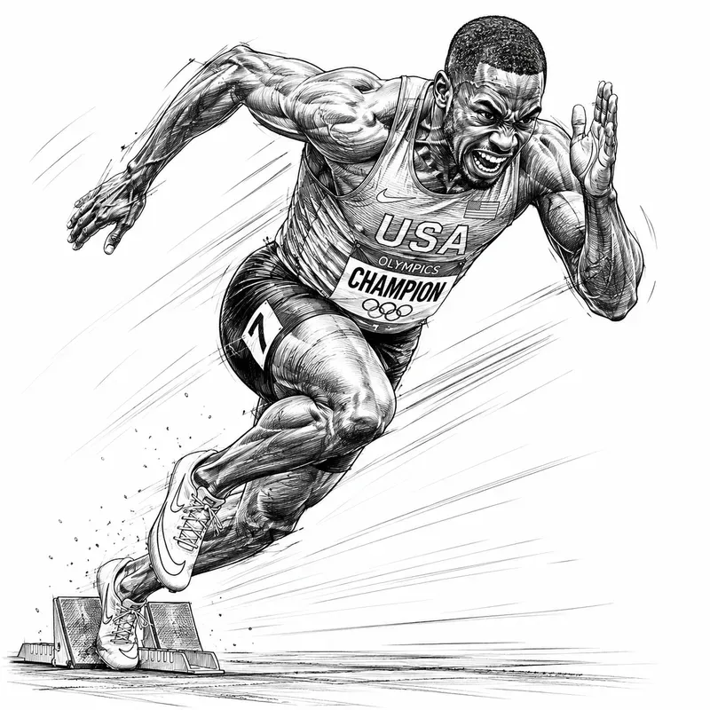 Dynamic Sports Sketch Masteries