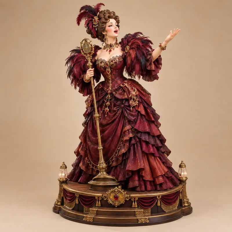 Victorian Ladies Elegant Designer Toys
