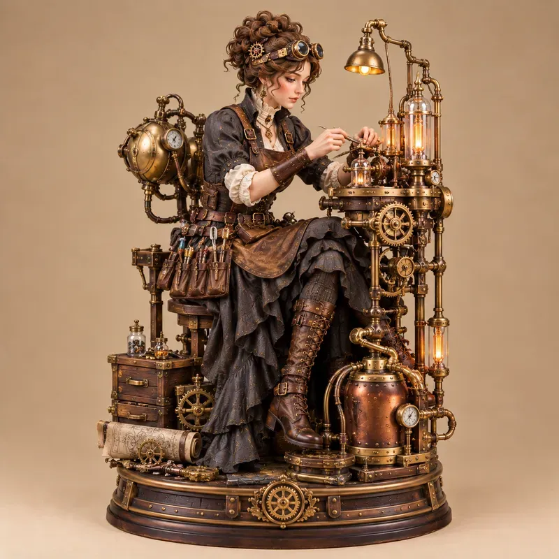 Victorian Ladies Elegant Designer Toys