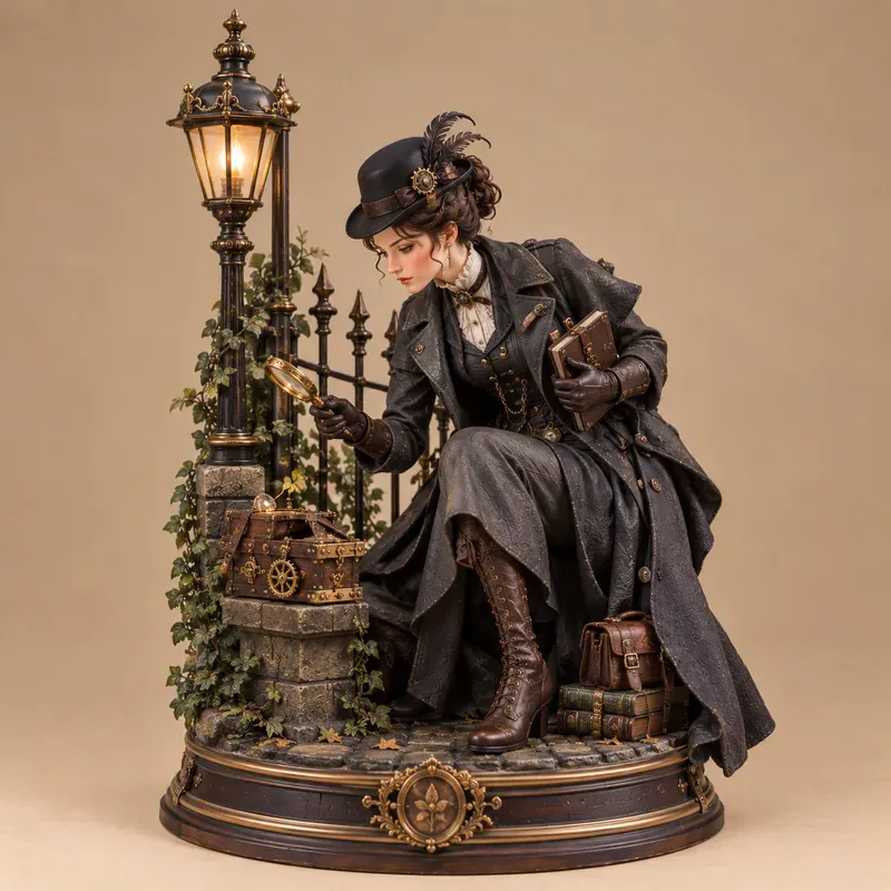 Victorian Ladies Elegant Designer Toys
