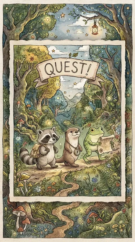 Whimsical Water Color Animal Posters