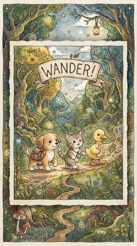 Whimsical Water Color Animal Posters