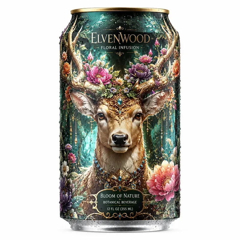 Highland Bloom Can Art