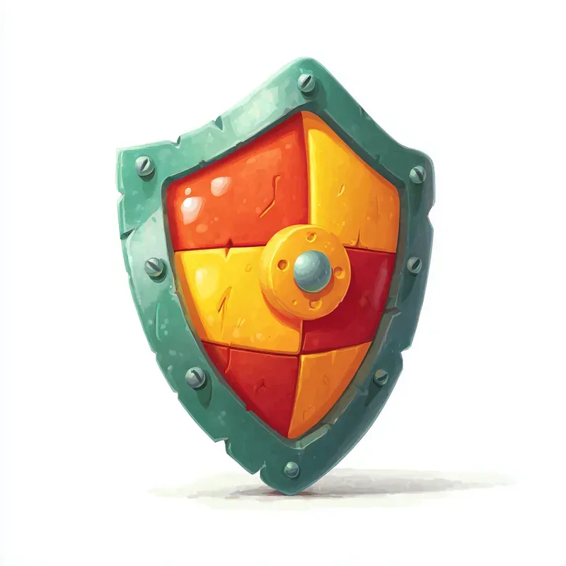 Stylized 25d Game Icon Style