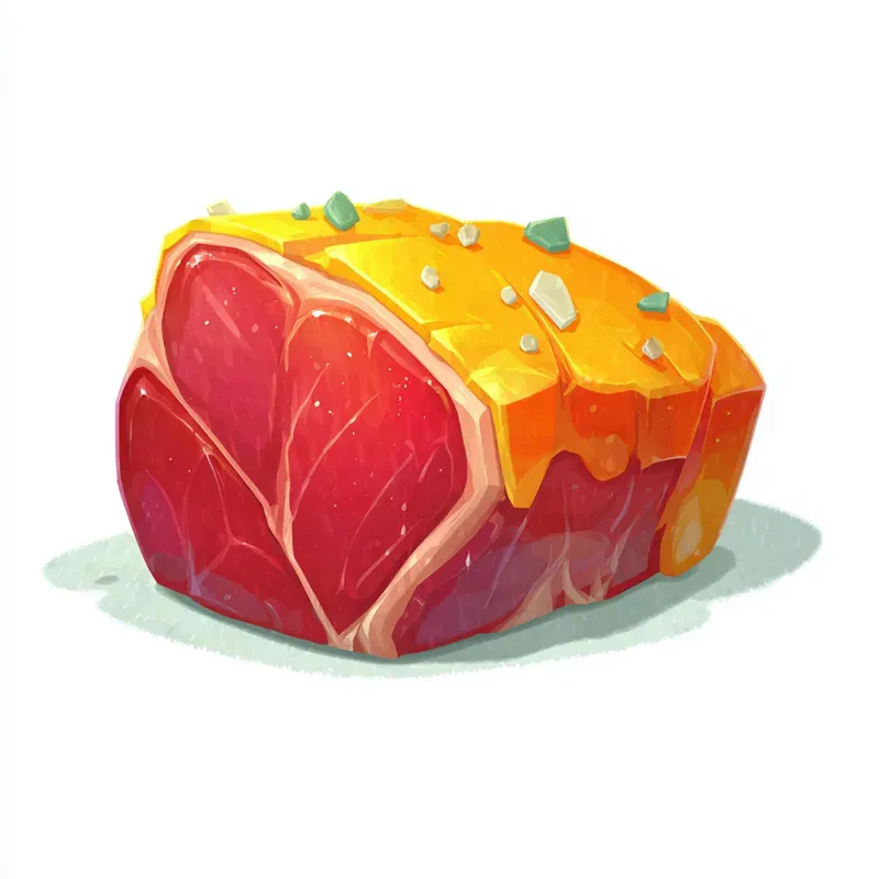 Stylized 25d Game Icon Style