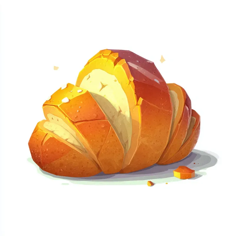 Stylized 25d Game Icon Style