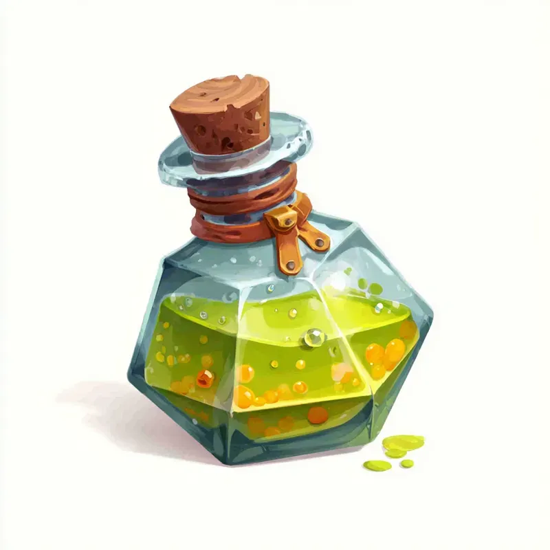 Stylized 25d Game Icon Style