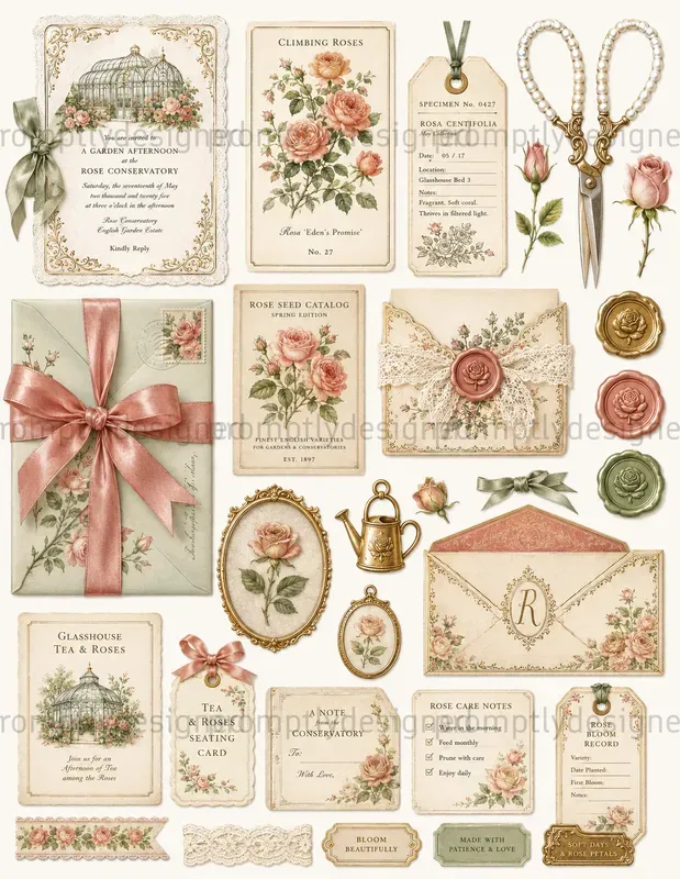 English Rose Garden Assets