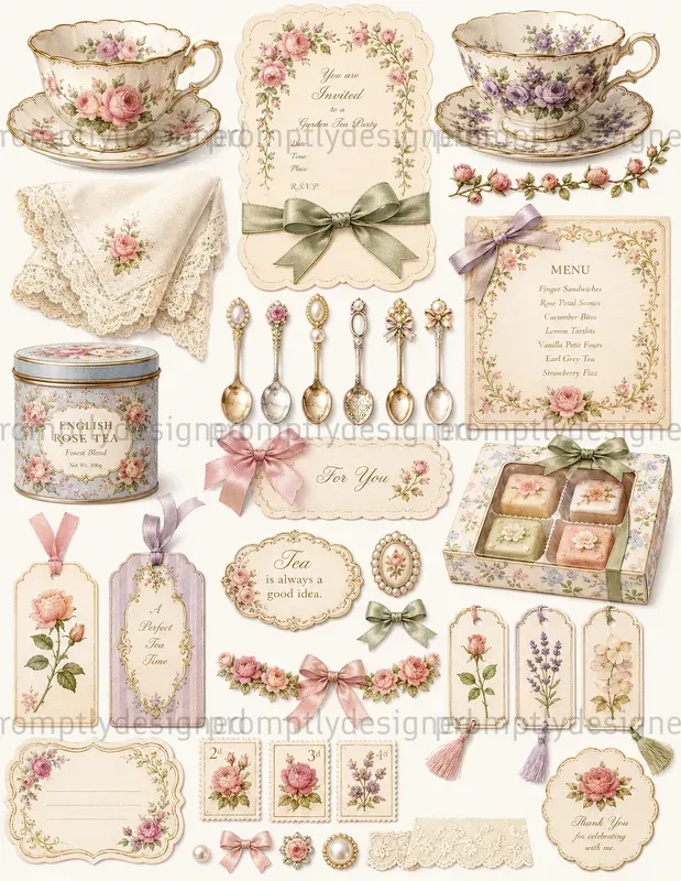 English Rose Garden Assets