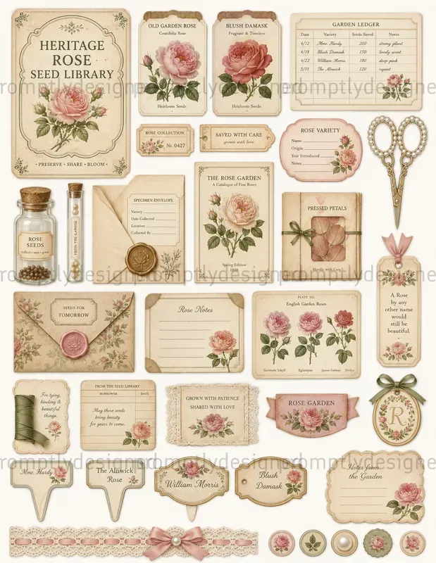 English Rose Garden Assets