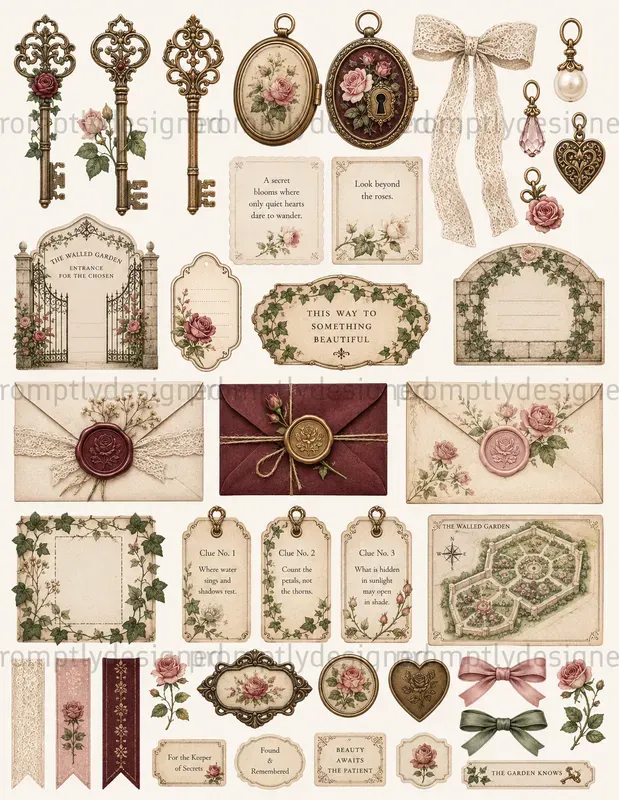 English Rose Garden Assets