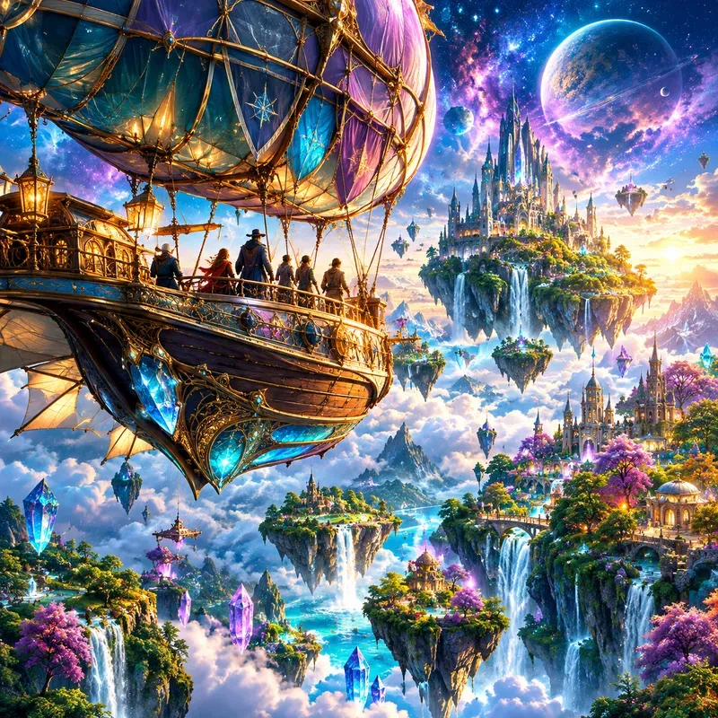 Cosmic Fantasy Voyage Art