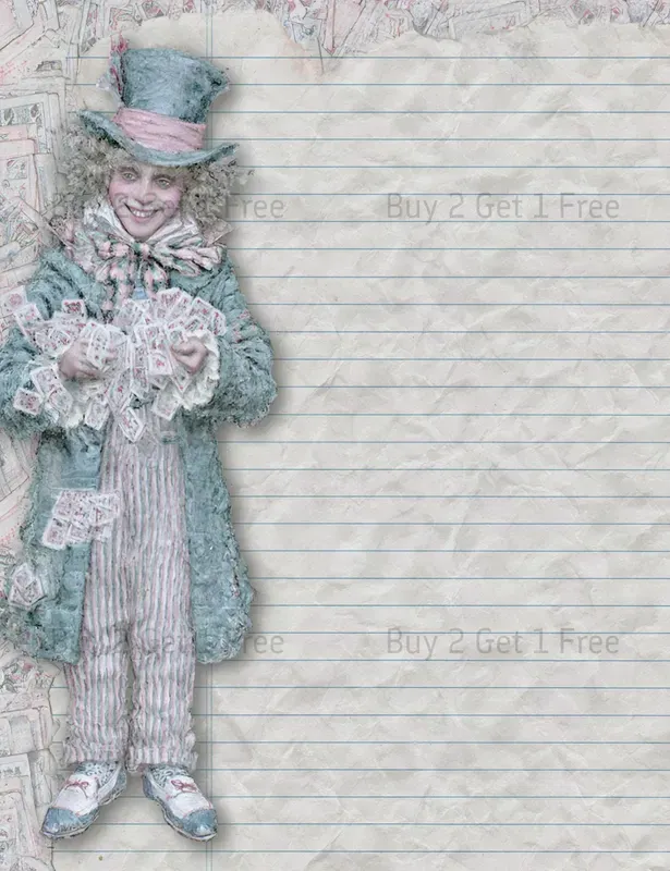 Alice In Tarot Wonderland Plain Papers