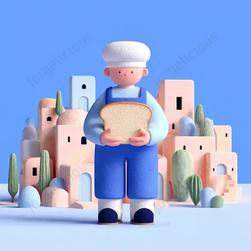 Soft Pastel 3D Story Scenes