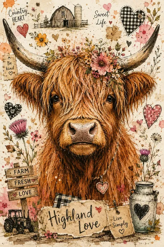 Whimsical Folk Art Portraits