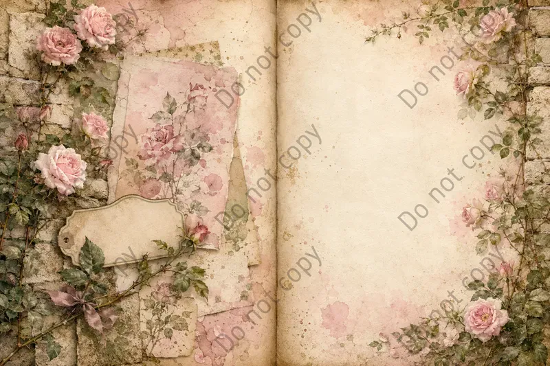 Rose Garden Journal Spreads