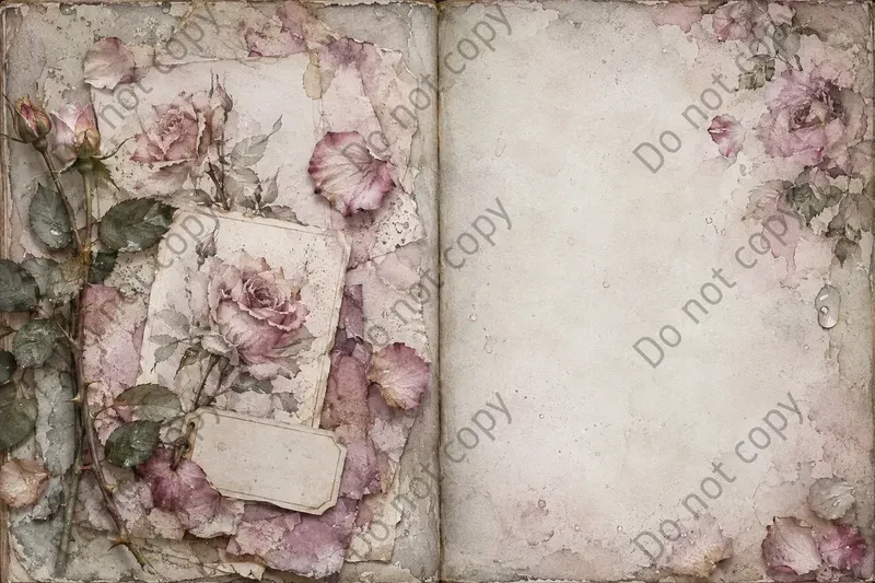 Rose Garden Journal Spreads
