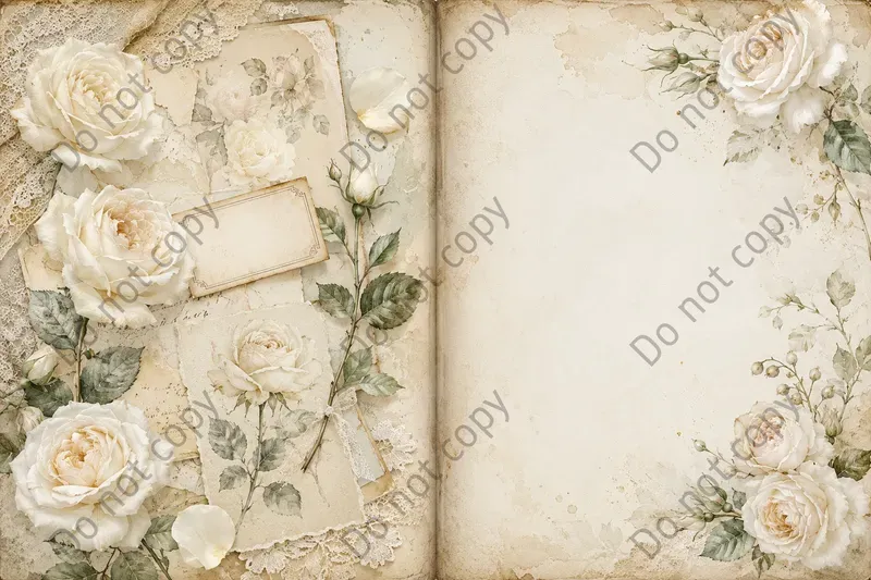 Rose Garden Journal Spreads