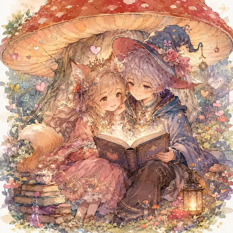 Whimsical Storybook Romance Couples