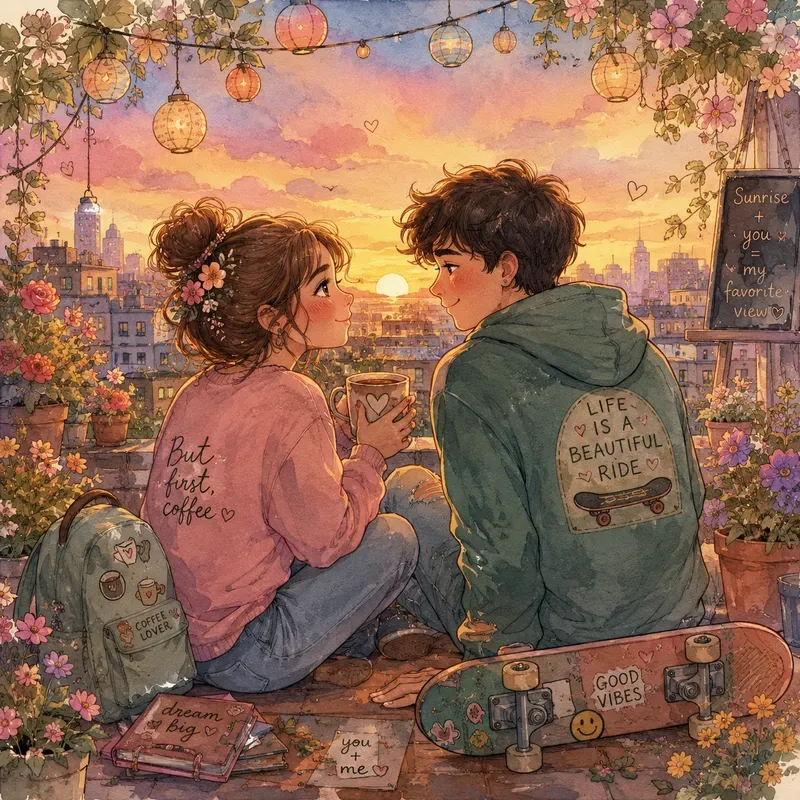 Whimsical Storybook Romance Couples