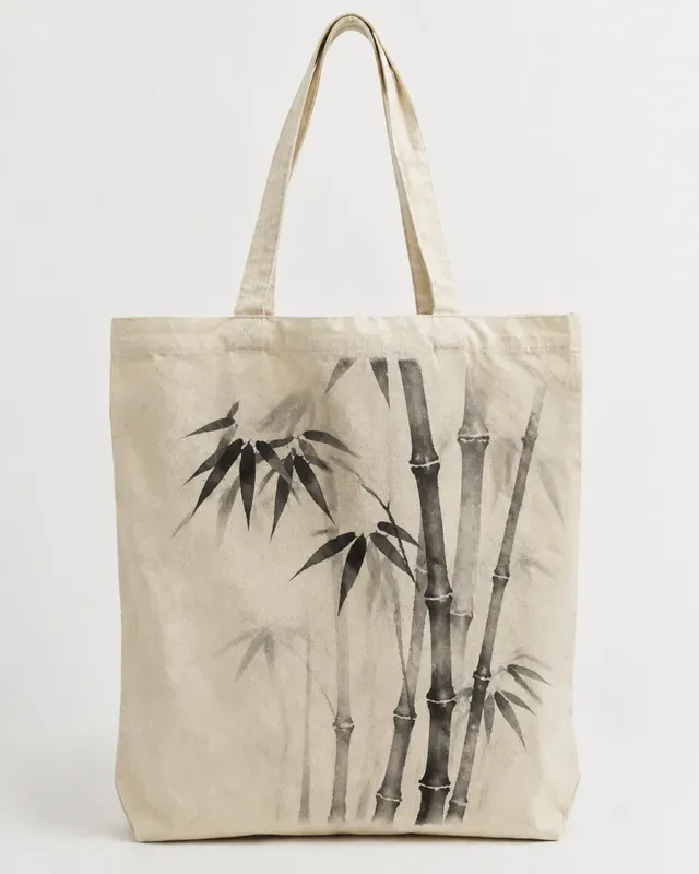 Ink Wash Canvas Tote Bag Print Designs