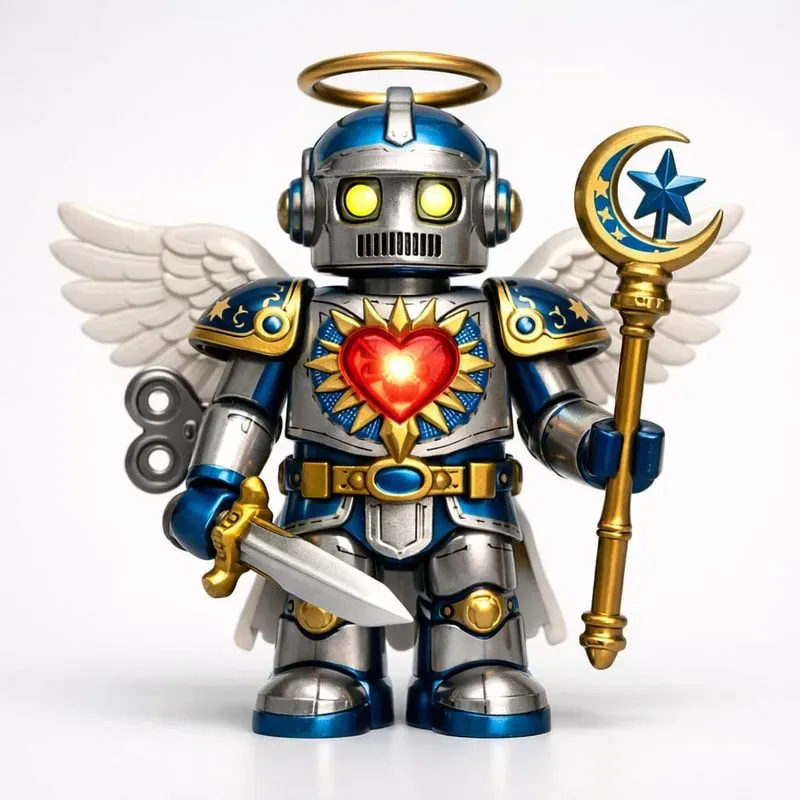 Hyperrealistic Angelic Toy Figures