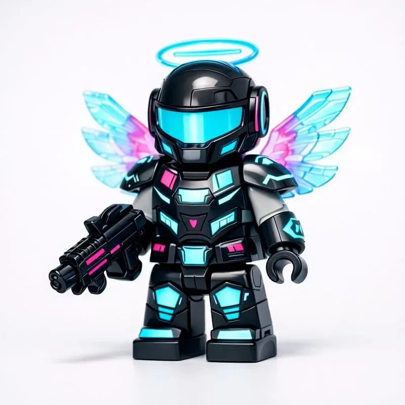 Hyperrealistic Angelic Toy Figures