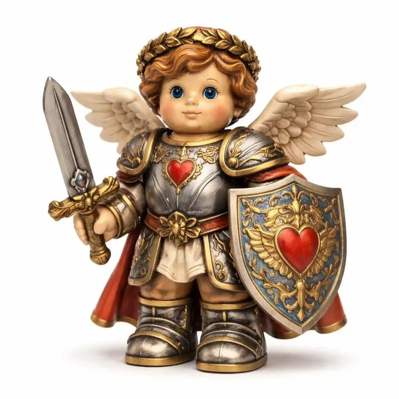 Hyperrealistic Angelic Toy Figures