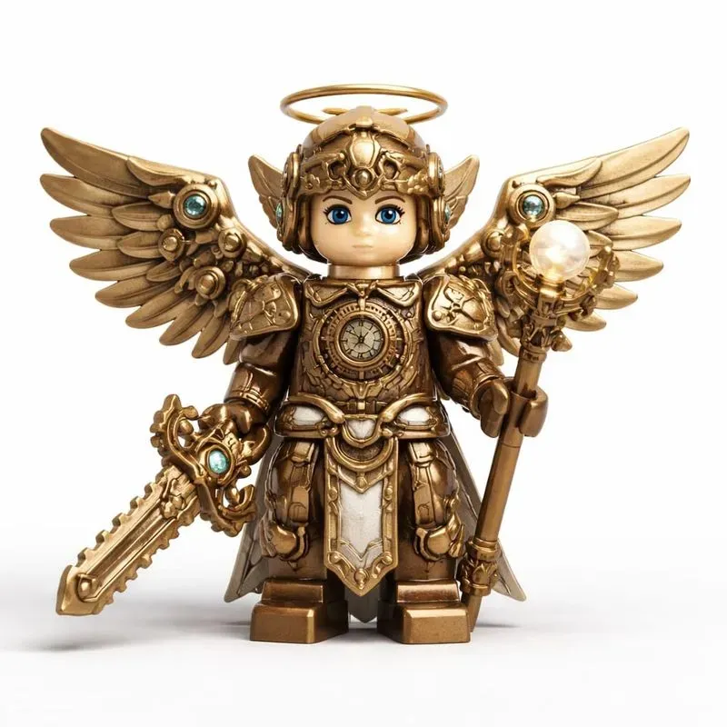 Hyperrealistic Angelic Toy Figures
