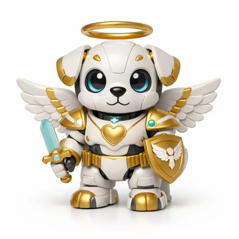 Hyperrealistic Angelic Toy Figures