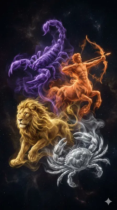 Custom Zodiac Family Art