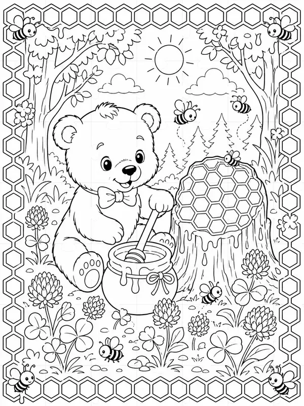 Cute Animal Coloring Pages