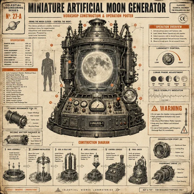 Retrofuturistic Fictional Invention Men