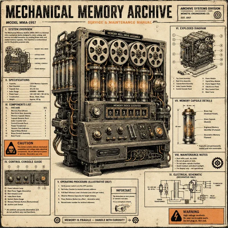 Retrofuturistic Fictional Invention Men