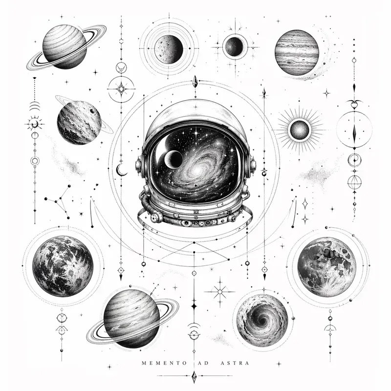 Dark Symbolic Tattoo Flash Sheets