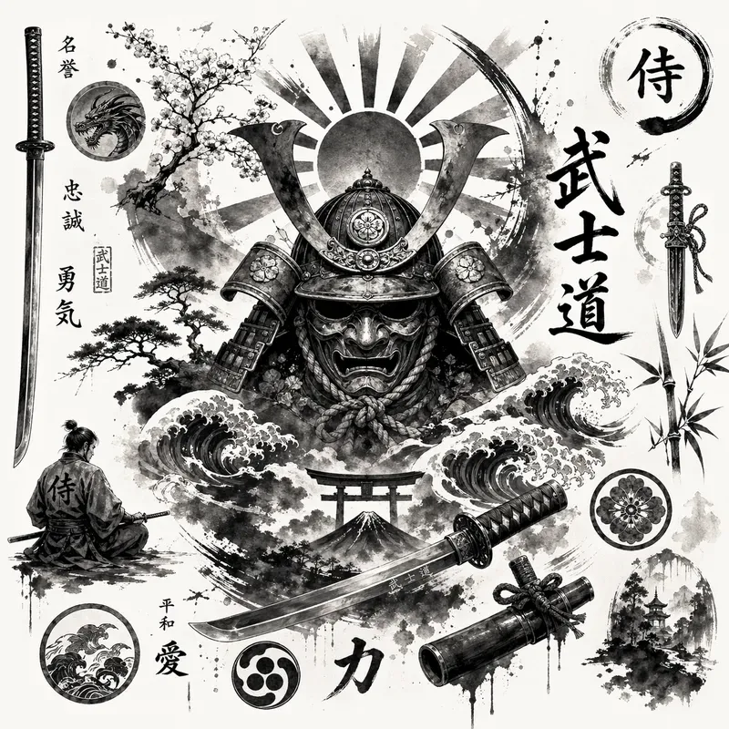 Dark Symbolic Tattoo Flash Sheets