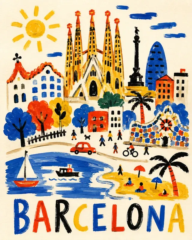 Hand Drawn Travel Posters