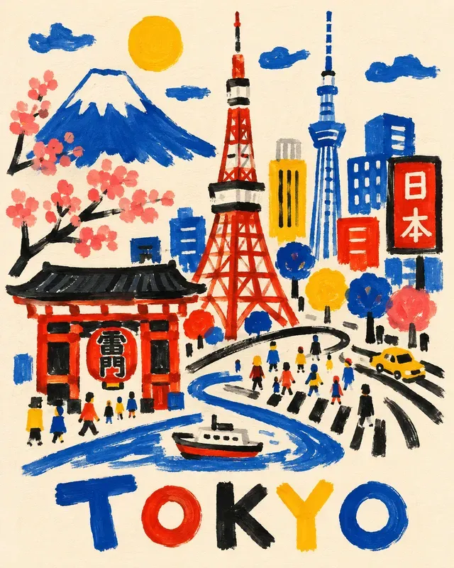 Hand Drawn Travel Posters