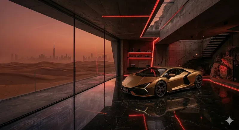 Billionaires Cliffside Secret Garages